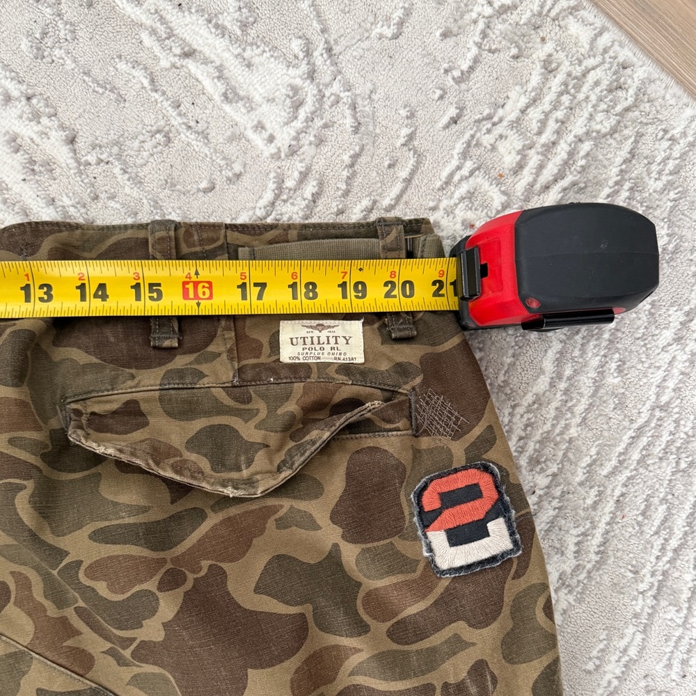 Polo Ralph Lauren Duck Camo Cargo Pants – Size 40x30 - Picture 7 of 11